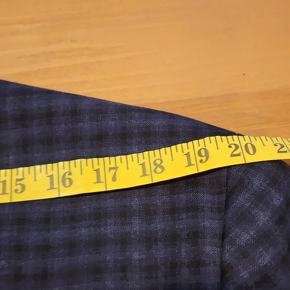 Kenneth Cole Awareness Slim Fit Wool Blazer Mens 46S Blue Check Preppy Office